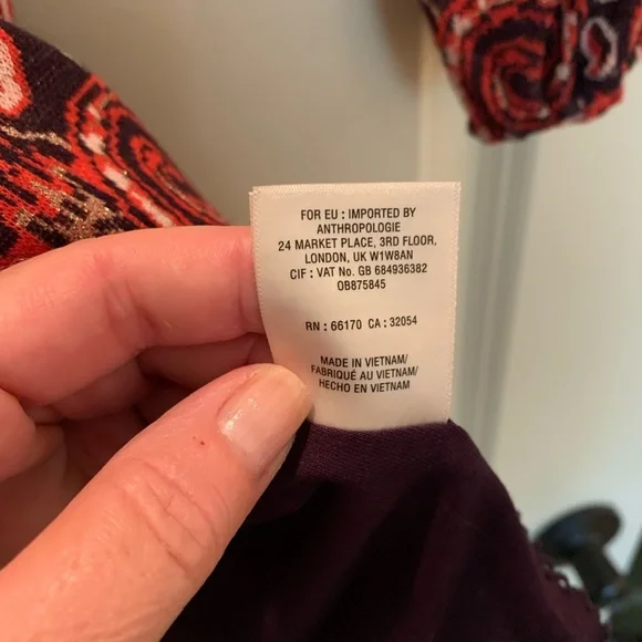 Anthropologie Paisley Belted Dress - Picture 6 of 9